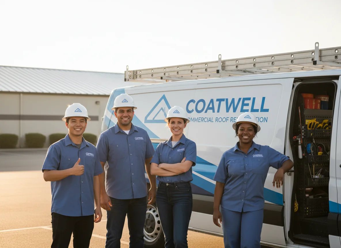 Commercial roof coating company in Dixon, IA